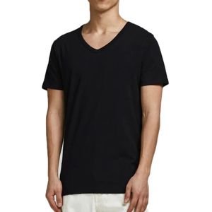 JACK & JONES Ondershirt JACBASIC (set van 2) Zwart