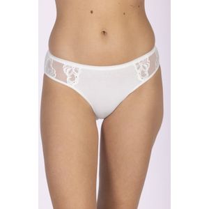 Nina von C - Dames mini slip - Wit - Elastisch Katoenen Onderbroek