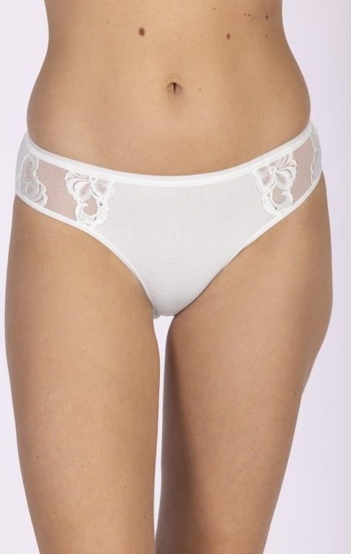 Nina von C - Dames mini slip - Wit - Elastisch Katoenen Onderbroek