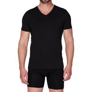 Ten Cate 2-Pack Heren T-Shirt V-hals - 32325  - Zwart