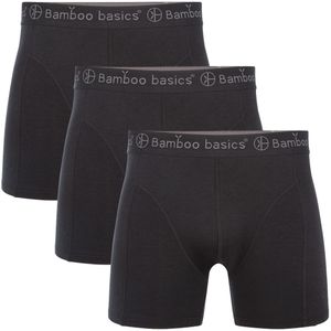 Bamboo Basics 3-pak heren boxershorts - Rico  - Zwart