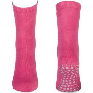 Basset Antislip sokken met ABS noppen 1 paar  - Roze