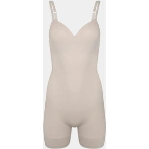 Magic corrigerende bodysuit lage rug - Low back soft bodysuit - Shapewear body met spaghetti bandjes  - Huidkleur