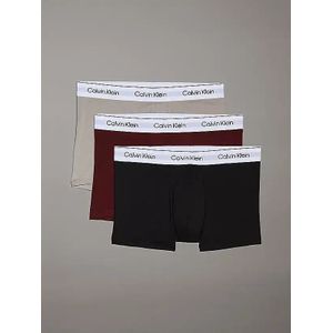 Calvin Klein onderbroeken 3-Pack Trunks heren - Calvin klein ondergoed heren - Modern Cotton heren boxershorts - Katoenen heren ondergoed  - Rood
