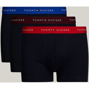 Tommy Hilfiger - Ondergoed - Heren - Zwart - Katoen - Klassieke Trunk Boxershorts