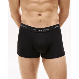 Tommy Hilfiger - Ondergoed - Heren - Zwart - Katoen - Klassieke Trunk Boxershorts