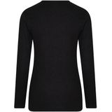 Beeren dames thermo shirt Lange mouw - Thermo ondergoed dames - Diepe hals - Thermisch Zwart