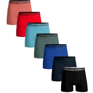 Muchachomalo 7-Pack Heren Boxershort -  Hello Sunshine  - Rood