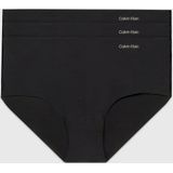 Calvin Klein - Invisible Shorts Seamless - Hipster - Zwart - 3-pack