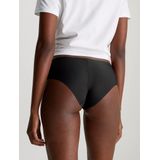 Calvin Klein - Invisible Shorts Seamless - Hipster - Zwart - 3-pack