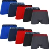 Gianvaglia 10-Pack Heren Boxershorts microfiber - 9922  - Zwart