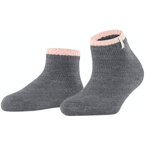 FALKE Cosy Plush knuffelzachte pluche zool wol alpaca huissokken dames grijs - Maat 39-42