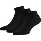 Apollo - Bamboe Sneaker Sokken - Grijs - 3-paar - Enkelsokken