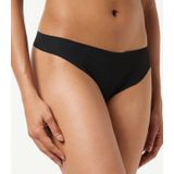 Pieces dames string - 3-pack - Naadloos- Seamless  - Zwart