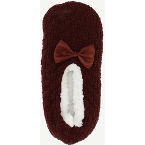Basset home socks - huis sok/slof - Antislip - 15040 - Bordeaux