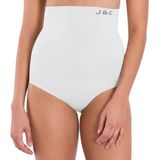 J&C hoge corrigerende slip dames - W736 - Betaalbare shapewear - Buik corrigerend  - Wit
