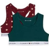 Tommy Hilfiger - Intense Power - Katoenen Meisjes Bralette - Wit - 2-pak