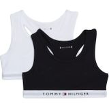 Tommy Hilfiger - Intense Power - Katoenen Meisjes Bralette - Wit - 2-pak