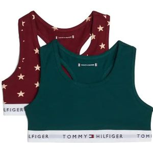 Tommy Hilfiger - Intense Power - Katoenen Meisjes Bralette - Wit - 2-pak