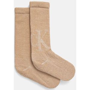 Calvin Klein 1-paar sokken - Heren - Katoenen merk sokken - Hoge mannen sokken  - Blauw