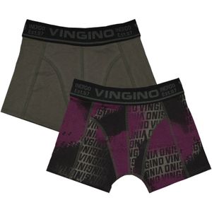 Vingino jongens boxershorts 2-Pack - Imperial Green