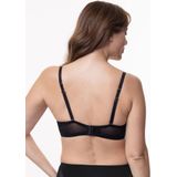 Dorina - Addison - Balconette BH - Zwart - Met Beugel - Zonder Vulling