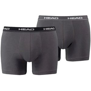 Head Heren Boxershort 2-pak- Donkergrijs