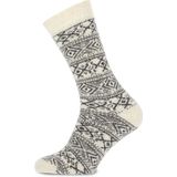 Homesocks sokken met wol - Warme huissokken  - Wit