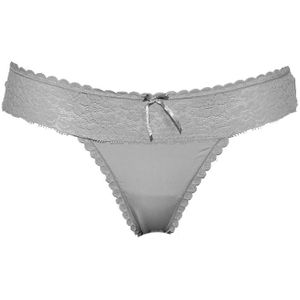 J&C dames string Kant 1605  - Grijs