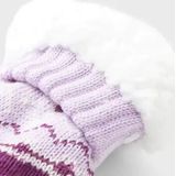 Name it - Fairytale - Warme Fleece Sokken - Paars