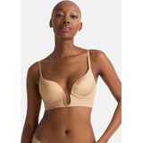 Dorina BH diepe decolleté - Plunge Bh - Sublime Sculpt - Diep uitgesneden bh voor een mooie decollete - Met vulling  - Huidkleur