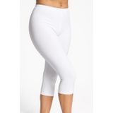 Fine Woman - Driekwart Legging - Wit - Katoen
