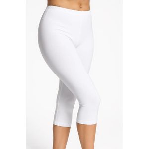 Fine Woman - Driekwart Legging - Wit - Katoen