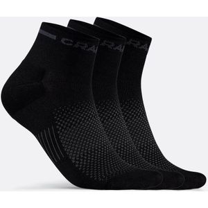 Craft 3-paar quarter sport sokken Core Dry  - Wit