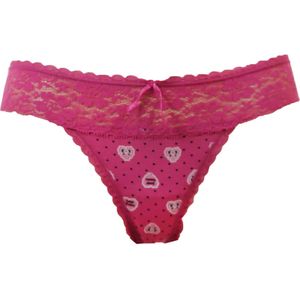 J&C string Kant Hart 1603  - Roze