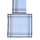 Swan 12 stuks heren zakdoeken - Blue Summer - 40