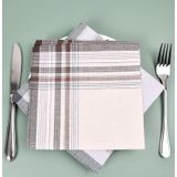 Swan 12 stuks heren zakdoeken - Blue Summer - 40