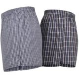 TOM TAILOR Dakota Boxershorts - Blauw - 2-Pack - 100% Katoen