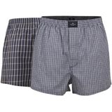 TOM TAILOR Dakota Boxershorts - Blauw - 2-Pack - 100% Katoen