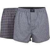 TOM TAILOR Dakota Boxershorts - Blauw - 2-Pack - 100% Katoen
