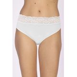Nina von C - Heupslip - Wit - Midi Kanten Onderbroek - Dames Ondergoed