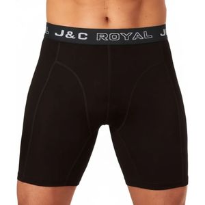 J&C - Heren Boxershort - Blauw - Extra Lange Pijpjes - Modal