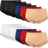 Gianvaglia 12-pak naadloze slips dames - Seamless onderbroek - Multipack ondergoed