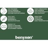 Benyson Naadloze Sokken Koffie - Organisch katoen 1- Paar - Vrolijke katoenen sokken met leuke en grappige print - Dames - Heren  - Beige