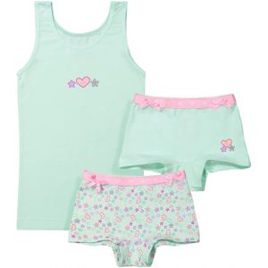 Funderwear meisjes setje - Sweetheart  - Groen