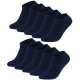 Gianvaglia 10-paar sneaker sokken  - Korte sokken  - Blauw