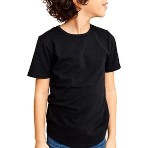 Beeren - Kinder T-shirt - Zwart - Korte Mouw - Naadloos - 100% Katoen