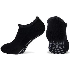 Homesocks sneaker antislip sokken - Yoga sokken  - Zwart