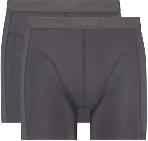 Ten Cate - 2-Pack - Bamboe Boxershorts - Grijs