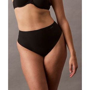 Calvin Klein corrigerende Hoge string - Stay Put Mesh - Shapewear thong  - Zwart